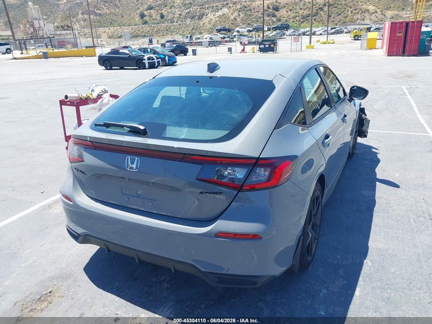 2026 Honda Civic VIN 19XFL2H81TE012161 IAAI salvage auction — RIGHT FRONT, Salvage Title, sold $10,000 on 2026-07-29 (photo 4)