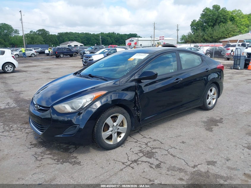 2011 Hyundai Elantra VIN KMHDH4AE4BU106020 IAAI salvage auction — SIDE, Clear (Indiana), sold $25 on 2026-07-07 (photo 2)