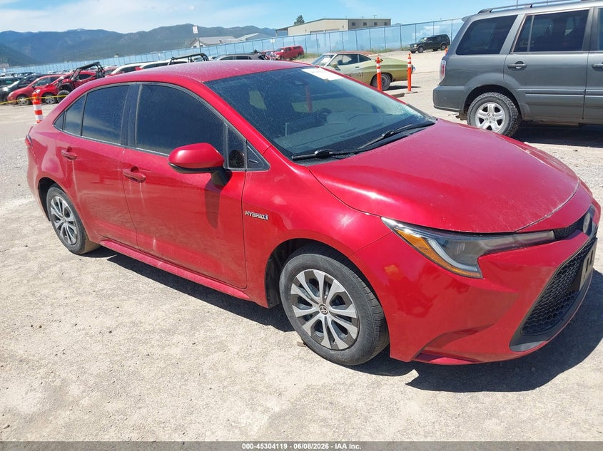 2020 Toyota Corolla VIN JTDEBRBE3LJ008914 IAAI salvage auction — SIDE, Salvage Title, sold $4,150 on 2026-07-10 (photo 1)