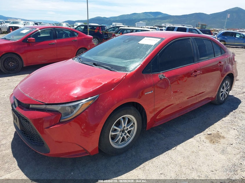 2020 Toyota Corolla VIN JTDEBRBE3LJ008914 IAAI salvage auction — SIDE, Salvage Title, sold $4,150 on 2026-07-10 (photo 2)
