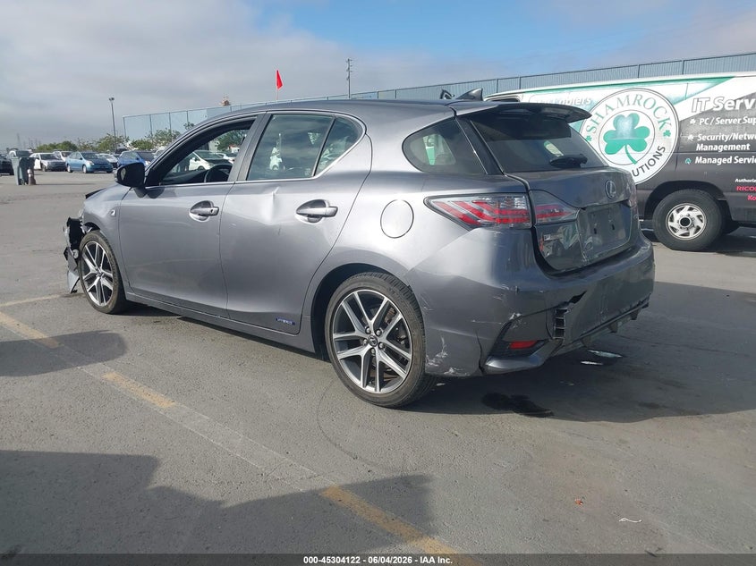 2015 Lexus Ct VIN JTHKD5BH9F2240107 IAAI salvage auction — NORMAL WEAR, Salvage (California), sold $2,750 on 2026-07-06 (photo 3)