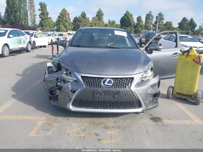 2015 Lexus Ct VIN JTHKD5BH9F2240107 IAAI salvage auction — NORMAL WEAR, Salvage (California), sold $2,750 on 2026-07-06 (photo 6)