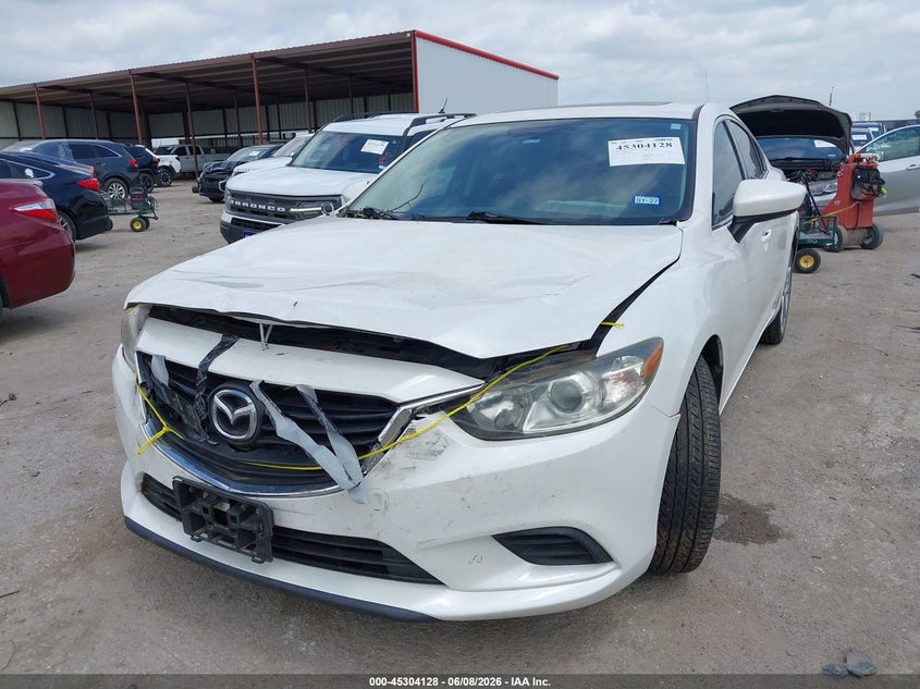 2016 Mazda 6 VIN JM1GJ1V58G1404142 IAAI salvage auction — FRONT END, Salvage (Texas), sold $1,850 on 2026-07-28 (photo 2)