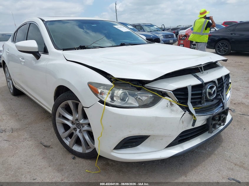 2016 Mazda 6 VIN JM1GJ1V58G1404142 IAAI salvage auction — FRONT END, Salvage (Texas), sold $1,850 on 2026-07-28 (photo 6)