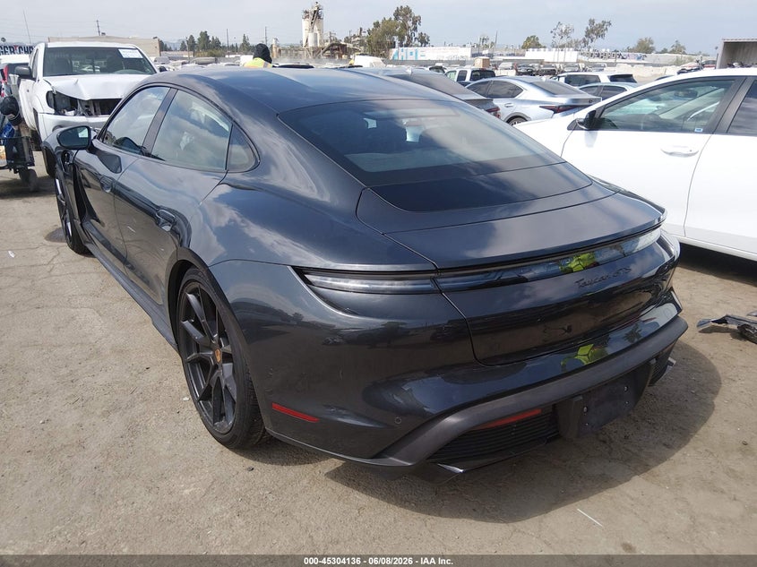 2025 Porsche Taycan VIN WP0AD2Y12SSA50118 IAAI salvage auction — LEFT FRONT, Salvage Title, sold $26,500 on 2026-07-29 (photo 3)