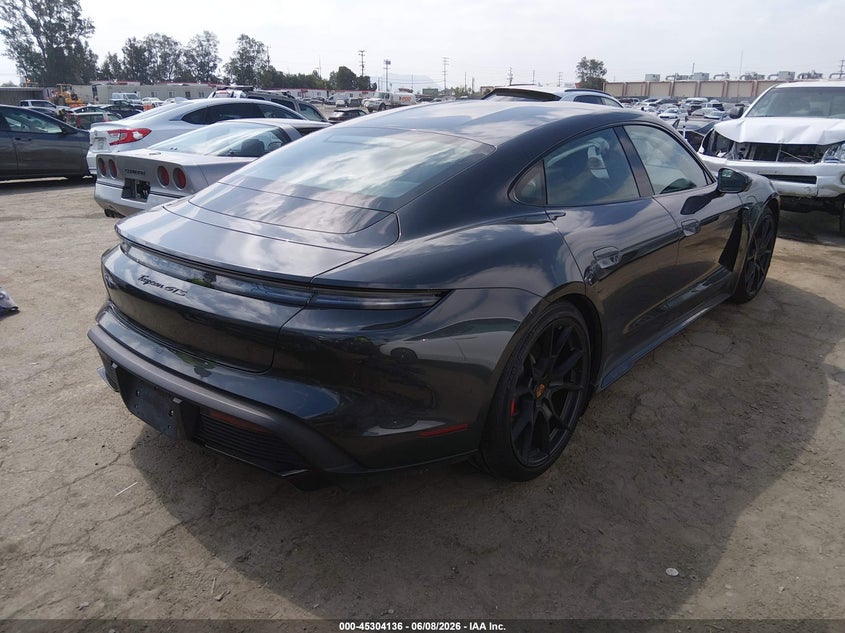 2025 Porsche Taycan VIN WP0AD2Y12SSA50118 IAAI salvage auction — LEFT FRONT, Salvage Title, sold $26,500 on 2026-07-29 (photo 4)