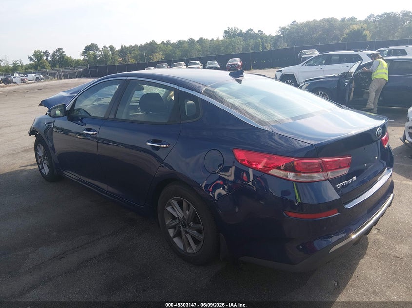 2020 Kia Optima VIN 5XXGT4L33LG421622 IAAI salvage auction — FRONT END, Salvage Title, sold $525 on 2026-07-15 (photo 3)