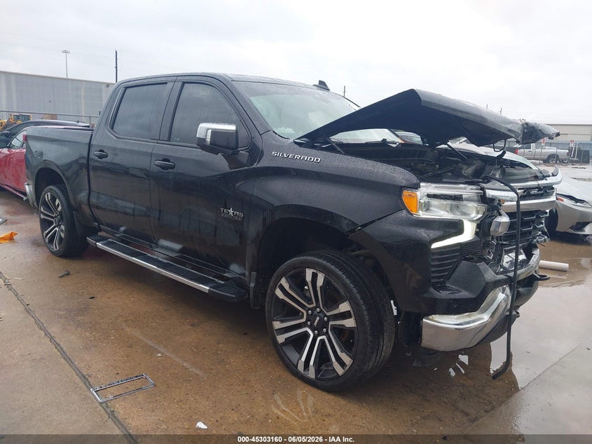 2022 Chevrolet Silverado VIN 2GCPACED8N1506339 IAAI salvage auction — FRONT END, Original (Texas), sold $8,200 on 2026-08-01 (photo 1)