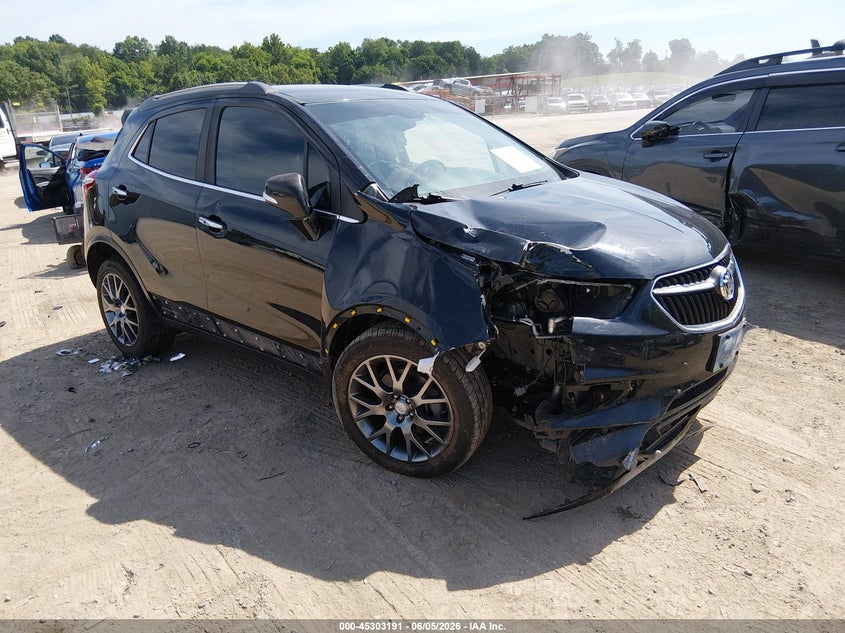 2019 Buick Encore VIN KL4CJ1SM6KB715897 IAAI salvage auction — RIGHT FRONT, Salvage Title, sold $800 on 2026-07-11 (photo 1)