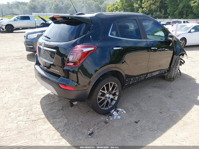 2019 Buick Encore VIN KL4CJ1SM6KB715897 IAAI salvage auction — RIGHT FRONT, Salvage Title, sold $800 on 2026-07-11 (photo 4)