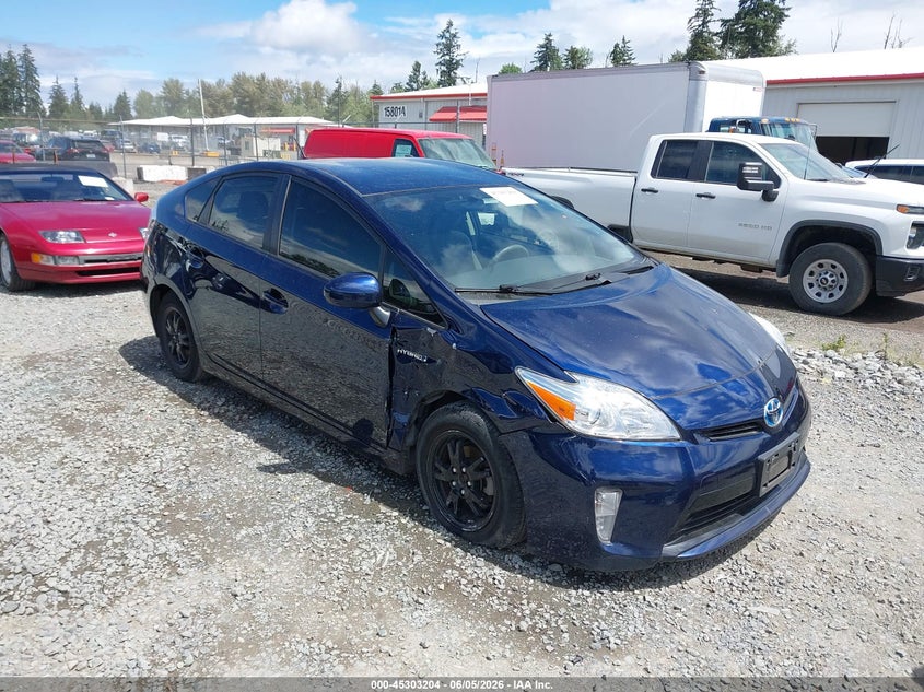 2014 Toyota Prius VIN JTDKN3DU8E1740874 IAAI salvage auction — RIGHT FRONT, Salvage Title, sold $3,075 on 2026-07-08 (photo 1)