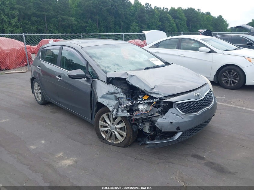 2015 Kia Forte VIN KNAFX5A83F5397901 IAAI salvage auction — RIGHT FRONT, Salvage (North Carolina), sold $400 on 2026-07-08 (photo 1)