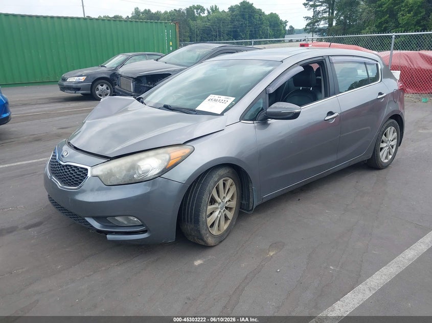 2015 Kia Forte VIN KNAFX5A83F5397901 IAAI salvage auction — RIGHT FRONT, Salvage (North Carolina), sold $400 on 2026-07-08 (photo 2)