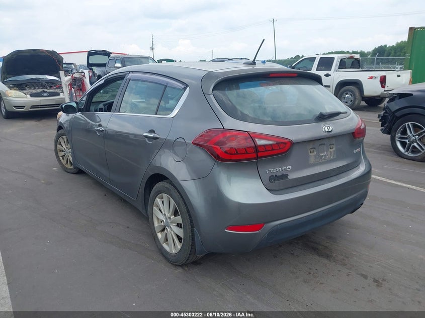 2015 Kia Forte VIN KNAFX5A83F5397901 IAAI salvage auction — RIGHT FRONT, Salvage (North Carolina), sold $400 on 2026-07-08 (photo 3)