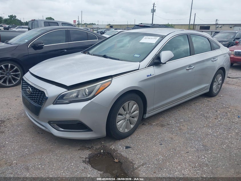 2016 Hyundai Sonata VIN KMHE24L12GA010976 IAAI salvage auction — NORMAL WEAR, Original (Texas), sold $400 on 2026-07-22 (photo 2)