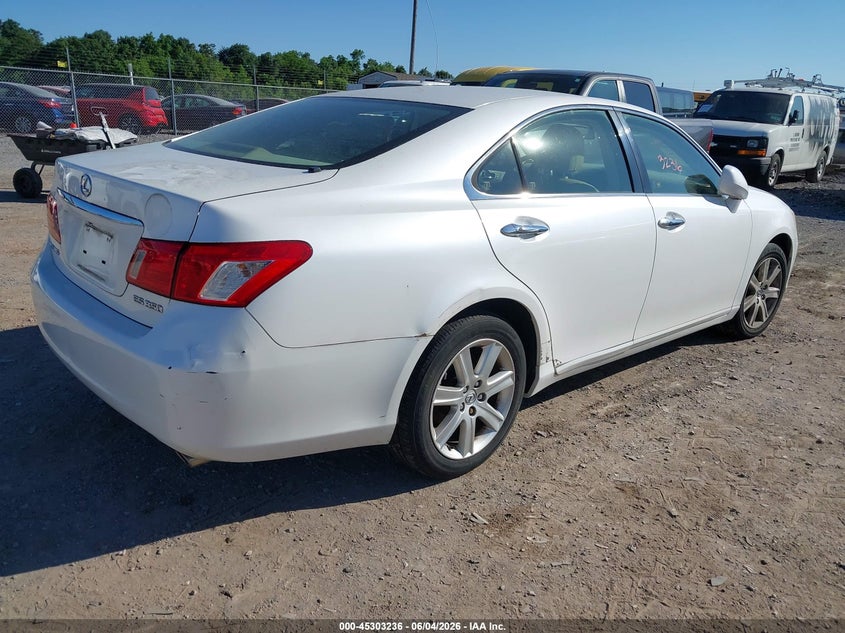 2007 Lexus Es 350 VIN JTHBJ46G172056382 IAAI salvage auction — NORMAL WEAR, Clear (Pennsylvania), sold $900 on 2026-07-08 (photo 4)