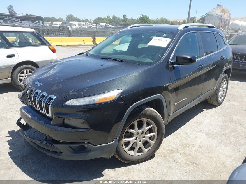 2016 Jeep Cherokee VIN 1C4PJMCB9GW248545 IAAI salvage auction — RIGHT FRONT, Salvage Title, sold $1,050 on 2026-07-09 (photo 2)