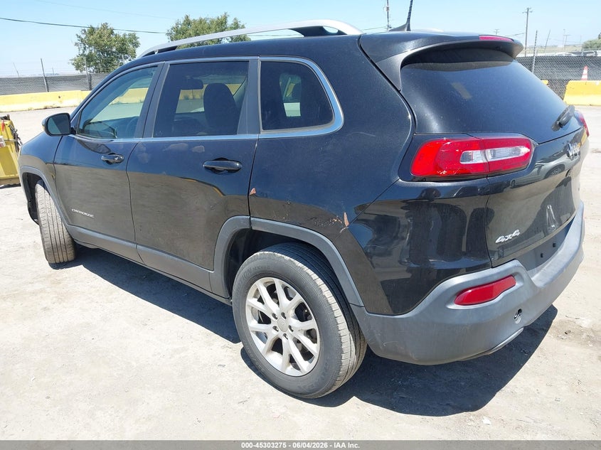 2016 Jeep Cherokee VIN 1C4PJMCB9GW248545 IAAI salvage auction — RIGHT FRONT, Salvage Title, sold $1,050 on 2026-07-09 (photo 3)