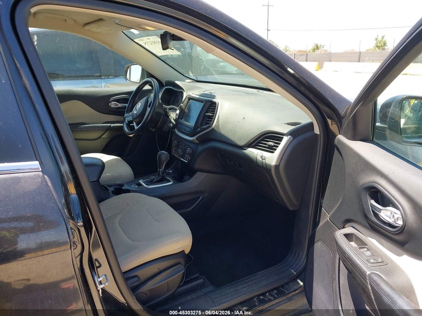 2016 Jeep Cherokee VIN 1C4PJMCB9GW248545 IAAI salvage auction — RIGHT FRONT, Salvage Title, sold $1,050 on 2026-07-09 (photo 5)