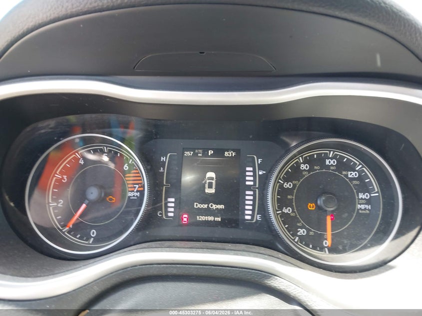 2016 Jeep Cherokee VIN 1C4PJMCB9GW248545 IAAI salvage auction — RIGHT FRONT, Salvage Title, sold $1,050 on 2026-07-09 (photo 7)