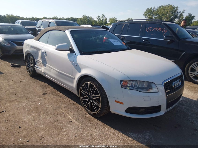 2008 Audi A4 VIN WAUEF48H88K013551 IAAI salvage auction — RIGHT SIDE, Salvage (Ohio), sold $975 on 2026-07-14 (photo 1)
