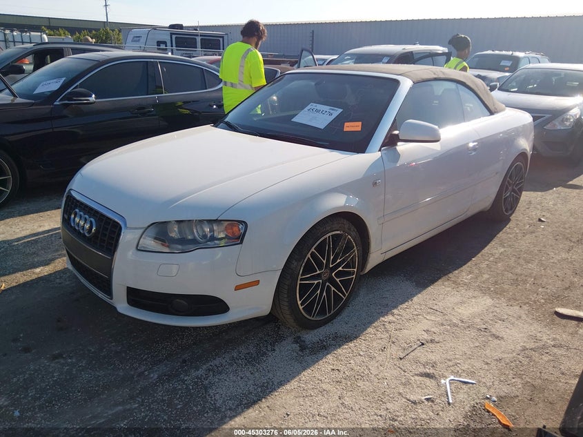 2008 Audi A4 VIN WAUEF48H88K013551 IAAI salvage auction — RIGHT SIDE, Salvage (Ohio), sold $975 on 2026-07-14 (photo 2)