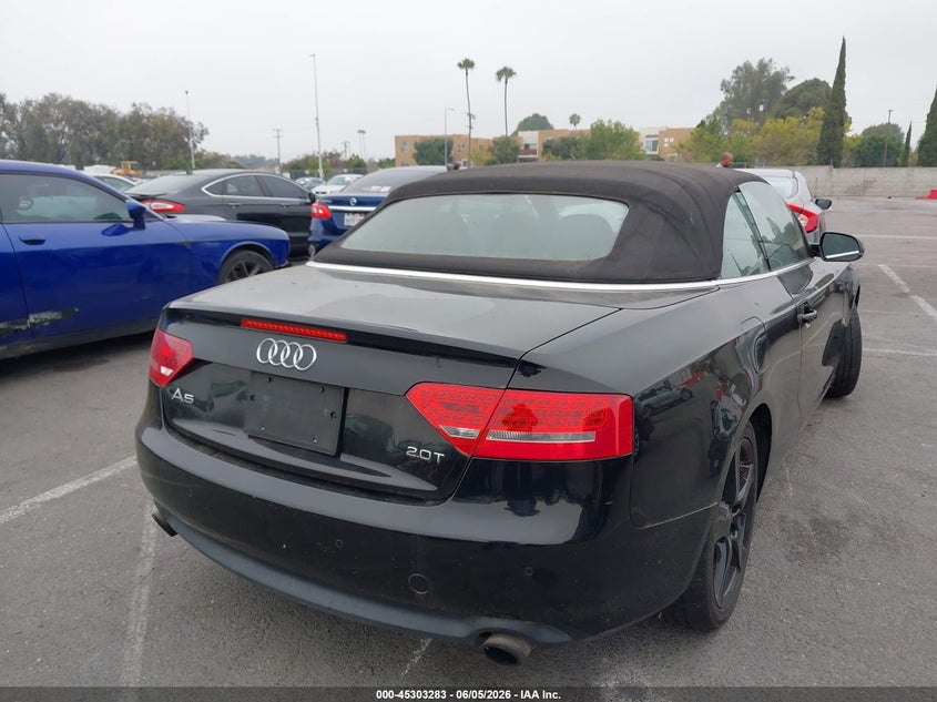 2011 Audi A5 VIN WAUJFAFHXBN014965 IAAI salvage auction — NORMAL WEAR, Clear - Dealer Only (California), sold $1,050 on 2026-07-09 (photo 4)