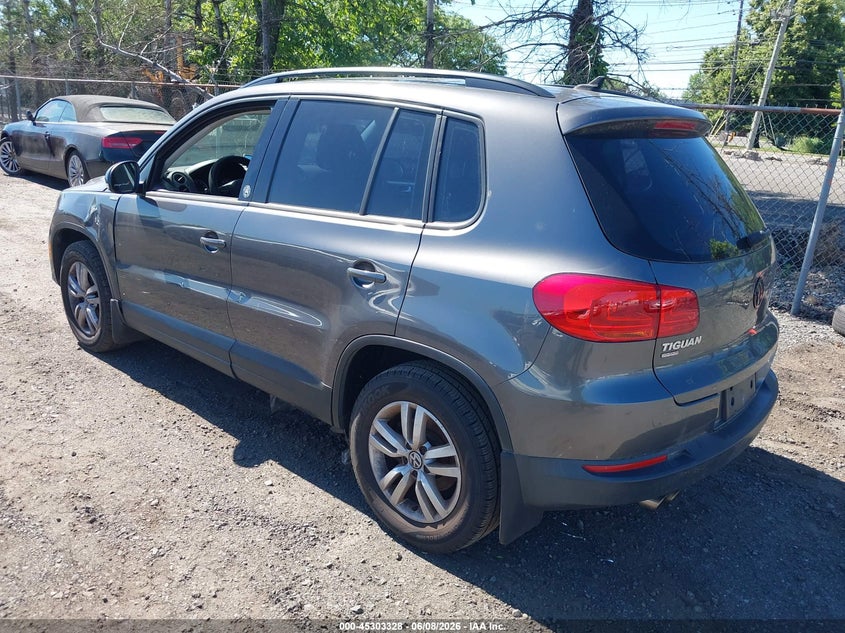 2015 Volkswagen Tiguan VIN WVGBV7AX0FW579393 IAAI salvage auction — NORMAL WEAR, Clear (New Jersey), sold $600 on 2026-07-06 (photo 3)
