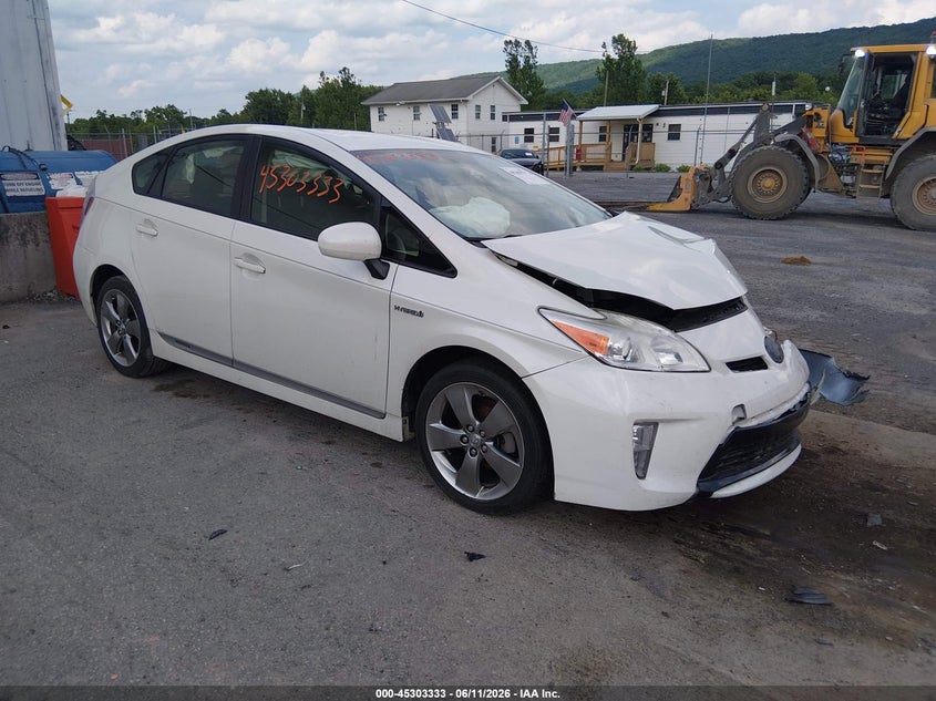 2013 Toyota Prius VIN JTDKN3DUXD1650902 IAAI salvage auction — LEFT FRONT, Salvage (Pennsylvania), sold $1,500 on 2026-07-08 (photo 1)