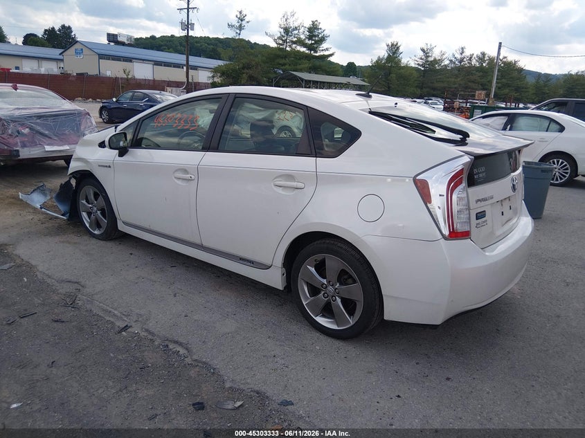 2013 Toyota Prius VIN JTDKN3DUXD1650902 IAAI salvage auction — LEFT FRONT, Salvage (Pennsylvania), sold $1,500 on 2026-07-08 (photo 3)