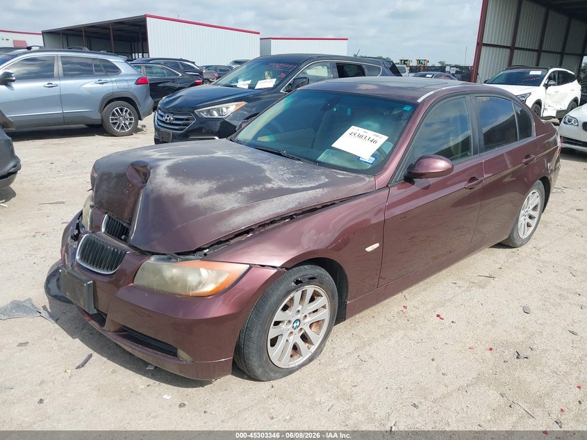 2006 BMW 3er VIN WBAVB17586NK34130 IAAI salvage auction — FRONT END, Salvage (Texas), sold $525 on 2026-07-14 (photo 2)