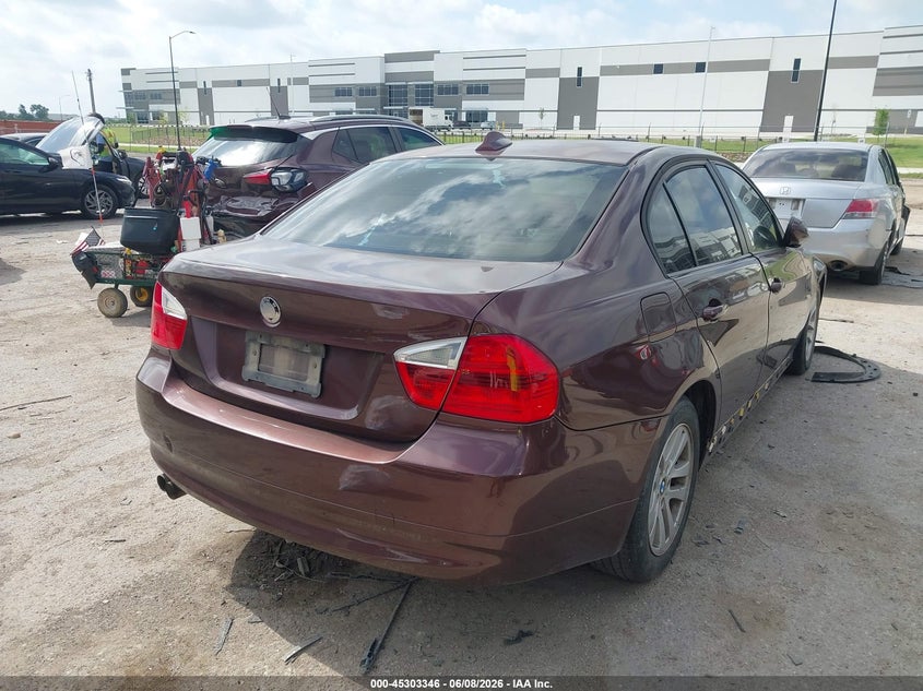 2006 BMW 3er VIN WBAVB17586NK34130 IAAI salvage auction — FRONT END, Salvage (Texas), sold $525 on 2026-07-14 (photo 4)