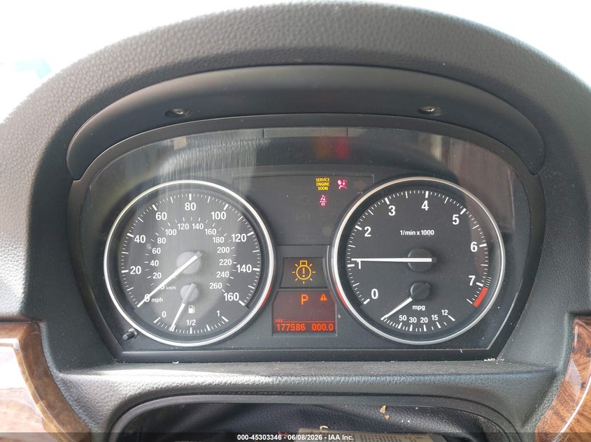 2006 BMW 3er VIN WBAVB17586NK34130 IAAI salvage auction — FRONT END, Salvage (Texas), sold $525 on 2026-07-14 (photo 7)