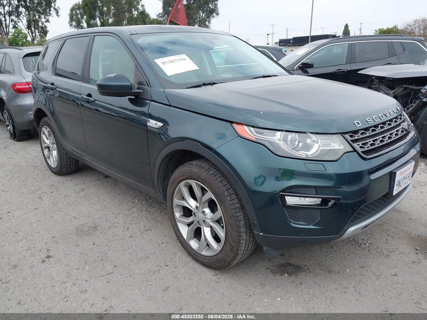 2015 Land rover Discovery sport VIN SALCR2BG3FH500598 IAAI salvage auction — REAR END, Salvage Title, sold $25 on 2026-07-08 (photo 1)