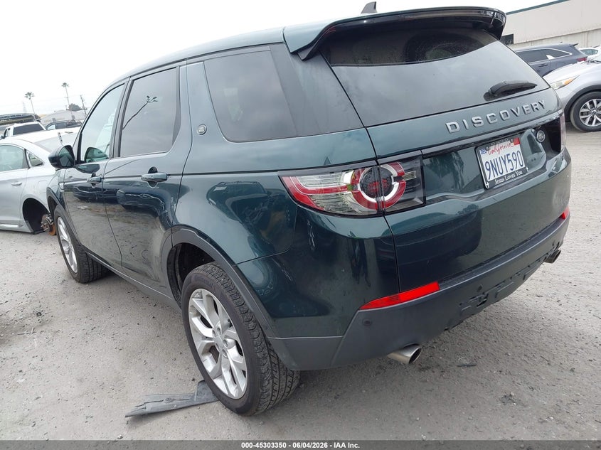 2015 Land rover Discovery sport VIN SALCR2BG3FH500598 IAAI salvage auction — REAR END, Salvage Title, sold $25 on 2026-07-08 (photo 3)