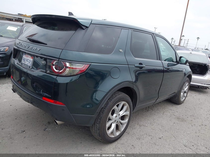 2015 Land rover Discovery sport VIN SALCR2BG3FH500598 IAAI salvage auction — REAR END, Salvage Title, sold $25 on 2026-07-08 (photo 4)