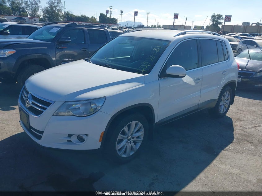 2009 Volkswagen Tiguan VIN WVGAV75N09W524631 IAAI salvage auction — RIGHT REAR, Salvage (Idaho), sold $275 on 2026-07-22 (photo 2)