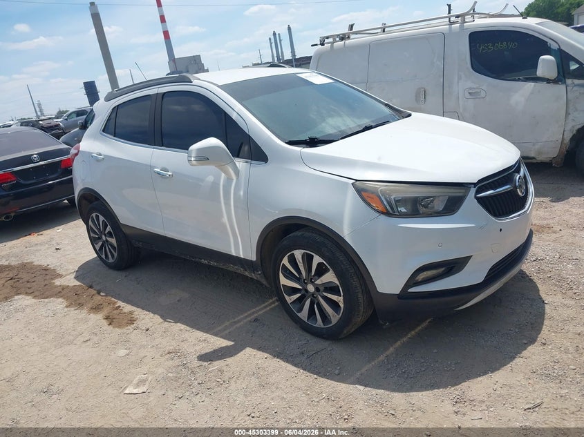 2017 Buick Encore VIN KL4CJBSB1HB129718 IAAI salvage auction — FRONT END, Salvage Title, sold $350 on 2026-07-22 (photo 1)