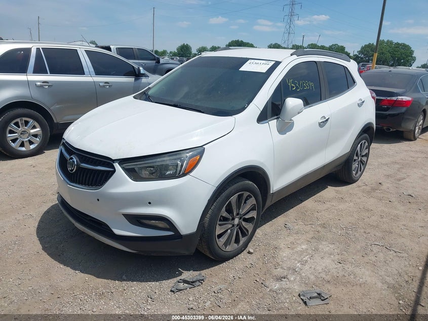 2017 Buick Encore VIN KL4CJBSB1HB129718 IAAI salvage auction — FRONT END, Salvage Title, sold $350 on 2026-07-22 (photo 2)