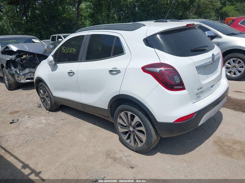 2017 Buick Encore VIN KL4CJBSB1HB129718 IAAI salvage auction — FRONT END, Salvage Title, sold $350 on 2026-07-22 (photo 3)