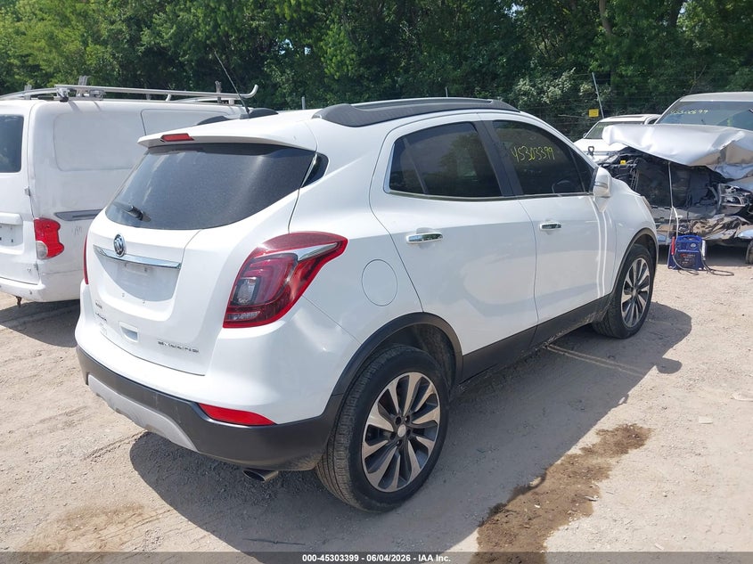 2017 Buick Encore VIN KL4CJBSB1HB129718 IAAI salvage auction — FRONT END, Salvage Title, sold $350 on 2026-07-22 (photo 4)