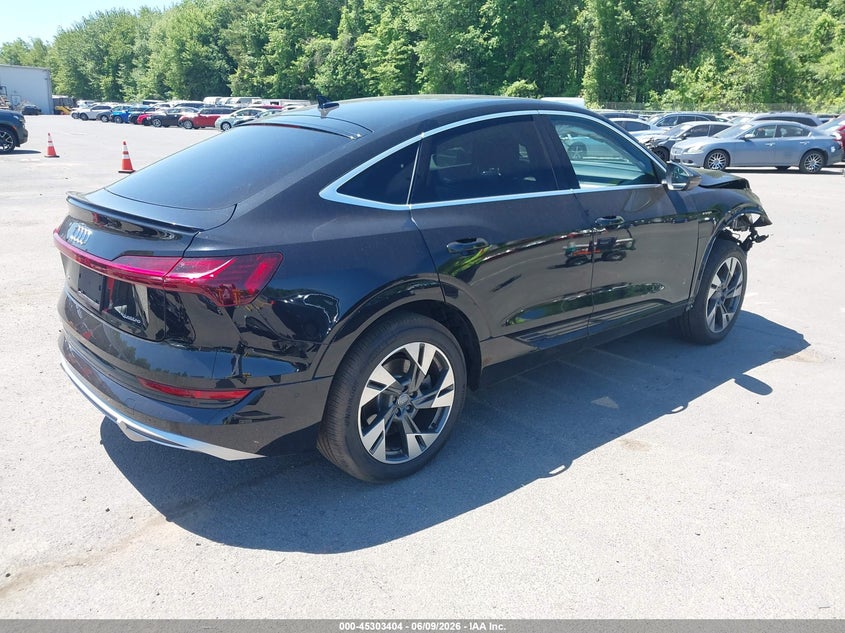 2021 Audi E-tron sportback VIN WA12AAGE8MB002130 IAAI salvage auction — FRONT END, Salvage Title, sold $14,100 on 2026-07-11 (photo 4)