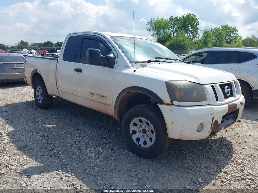 2012 Nissan TITAN VIN 1N6BA0CC8CN309098 IAAI salvage auction — EXTERIOR BURN, Salvage Title, sold $100 on 2026-07-09 (photo 1)