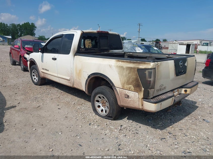 2012 Nissan TITAN VIN 1N6BA0CC8CN309098 IAAI salvage auction — EXTERIOR BURN, Salvage Title, sold $100 on 2026-07-09 (photo 3)