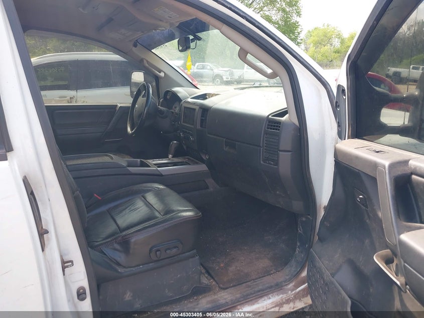 2012 Nissan TITAN VIN 1N6BA0CC8CN309098 IAAI salvage auction — EXTERIOR BURN, Salvage Title, sold $100 on 2026-07-09 (photo 5)