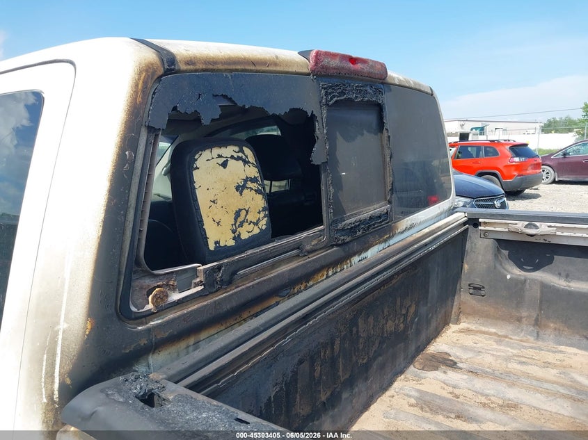 2012 Nissan TITAN VIN 1N6BA0CC8CN309098 IAAI salvage auction — EXTERIOR BURN, Salvage Title, sold $100 on 2026-07-09 (photo 6)