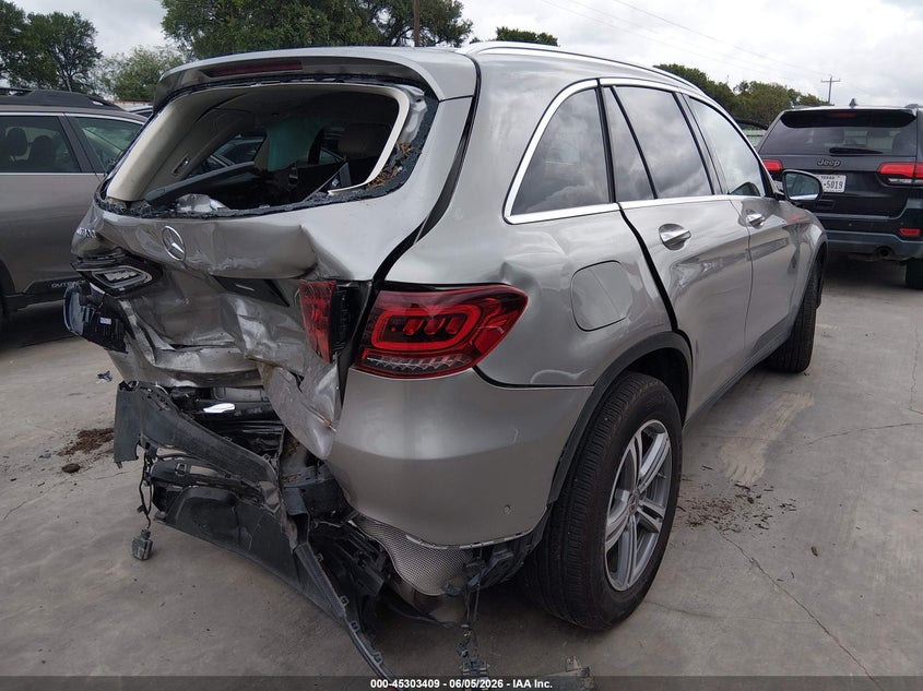 2022 Mercedes-benz Glc VIN W1N0G8DB9NV396728 IAAI salvage auction — FRONT & REAR, Salvage Title, sold $4,875 on 2026-07-14 (photo 4)