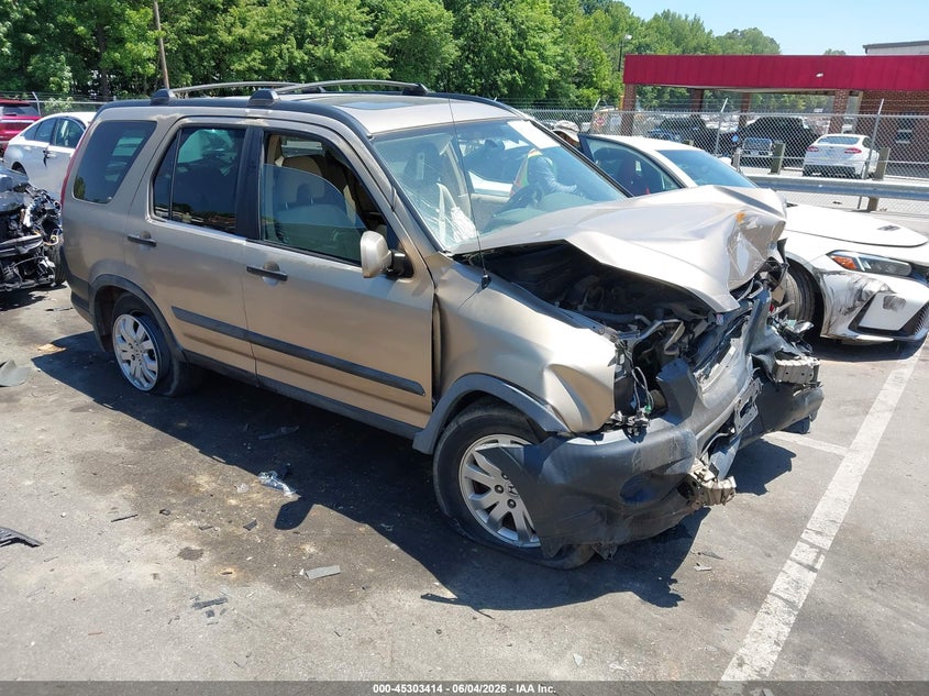 2006 Honda Cr-v VIN SHSRD78866U418399 IAAI salvage auction — FRONT END, Salvage (North Carolina), sold $25 on 2026-07-23 (photo 1)