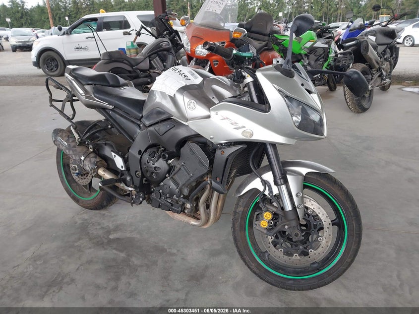 2011 Yamaha Fz1 VIN JYARN17Y8BA001674 IAAI salvage auction — LEFT SIDE, Bill Of Sale (Washington), sold $1,200 on 2026-07-08 (photo 1)