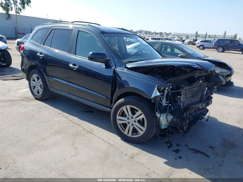 2011 Hyundai Santa fe VIN 5XYZK4AG6BG036857 IAAI salvage auction — FRONT END, Salvage (California), sold $550 on 2026-07-29 (photo 1)